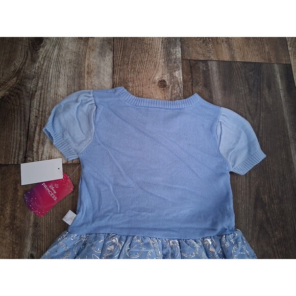 NEW! Disney Princess Cinderella Cosplay Sweater Dress, Size Small 6/6X - Picture 6 of 11